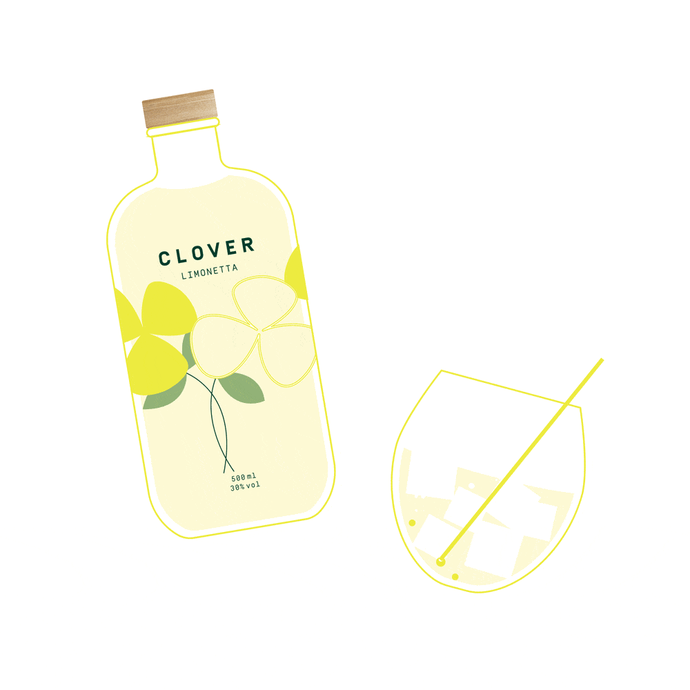 CIGOIRE  Cocktail sans alcool d'été de chez Clover Gin